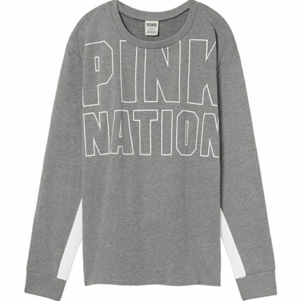 Victoria's Secret Pink Nation Campus Crew Sweater